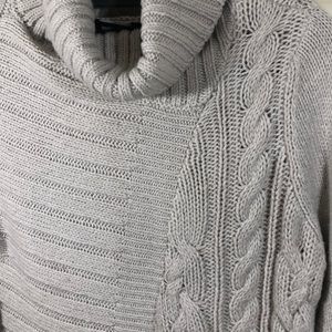 Simply Vera Asymmetrical silver/grey sweater